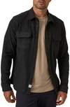 7 Diamonds Generations Stretch Twill Button-up Shirt In Charcoal