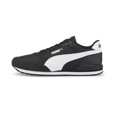 Puma St Runner V3 Men's Sneakers In Black- White