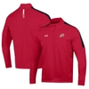 UNDER ARMOUR UNDER ARMOUR RED UTAH UTES MIDLAYER HALF-ZIP JACKET