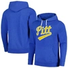 HOMEFIELD HOMEFIELD ROYAL PITT PANTHERS TRI-BLEND PULLOVER HOODIE