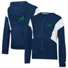 UNDER ARMOUR UNDER ARMOUR NAVY/WHITE NOTRE DAME FIGHTING IRISH GAME DAY FULL-ZIP JACKET