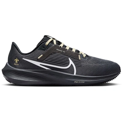 Nike Men's Pegasus 40 (nfl New Orleans Saints) Road Running Shoes In Grey