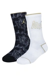 JORDAN KIDS' ASSORTED 2-PACK CUSHIONED CREW SOCKS