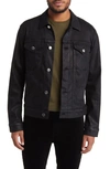 MONFRERE DEAN COATED DENIM TRUCKER JACKET