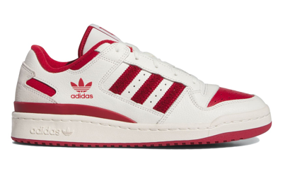 Pre-owned Adidas Originals Adidas Forum Low Indiana In Team Victory Red/cloud White/off White