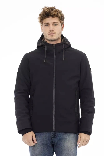 Baldinini Trend Black Polyester Jacket In Green