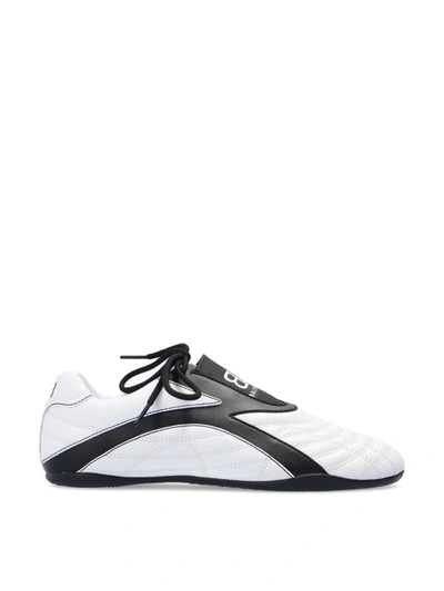 Balenciaga Zen Low-top Logo Sneakers In White