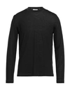 Panicale Man Sweater Black Size 38 Wool, Silk