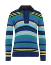 Roberto Collina Man Sweater Blue Size 38 Baby Alpaca Wool, Nylon, Wool