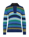 Roberto Collina Man Sweater Blue Size 38 Baby Alpaca Wool, Nylon, Wool In Blue