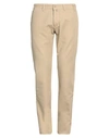 CANTARELLI CANTARELLI MAN PANTS SAND SIZE 40 COTTON