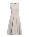 Giorgio Armani Woman Midi Dress Beige Size 6 Viscose, Polyamide, Elastane