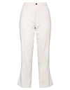 Berwich Woman Pants Off White Size 12 Polyester, Polyamide, Elastane In Beige