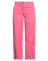 Gai Mattiolo Woman Pants Fuchsia Size 16 Cotton, Elastane In Pink