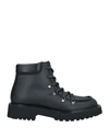 Attimonelli's Man Ankle Boots Black Size 8 Leather In Black
