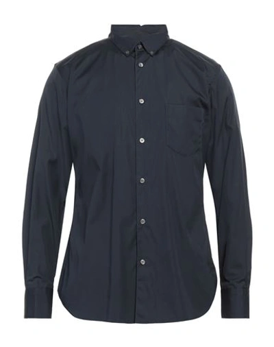 Comme Des Garçons Shirt Man Shirt Midnight Blue Size Xl Cotton