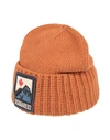 Dsquared2 Man Hat Camel Size S Wool, Viscose, Polyamide, Cashmere In Beige