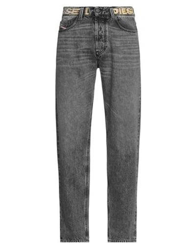 Diesel Man Jeans Black Size 34w-32l Cotton, Hemp