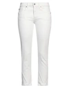 Ag Jeans Woman Pants White Size 28 Cotton, Modal, Polyester, Elastane In White