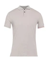 Rrd Man Polo Shirt Light Grey Size 36 Cotton, Polyamide, Elastane