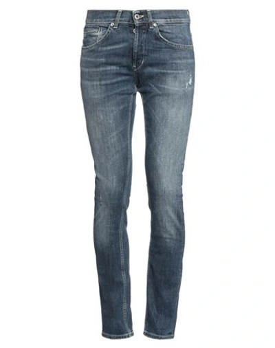 Dondup Man Jeans Blue Size 29 Cotton, Elastane