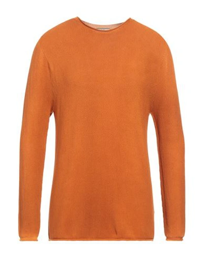 At.p.co At. P.co Man Sweater Camel Size L Cotton In Beige