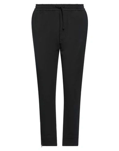 Paolo Pecora Man Pants Black Size M Cotton