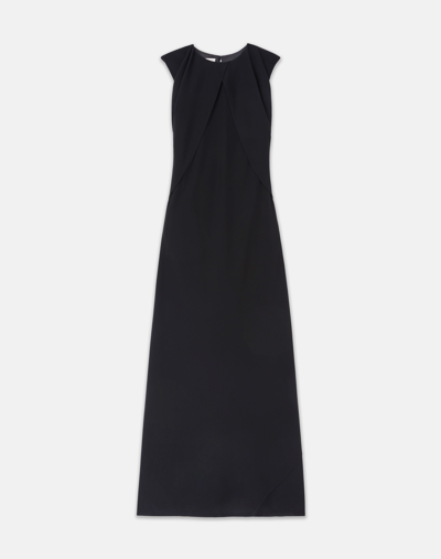 Lafayette 148 Responsible Finesse Crepe Convertible Shawl Gown In Black