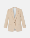Lafayette 148 Camel Hair Blazer In Beige