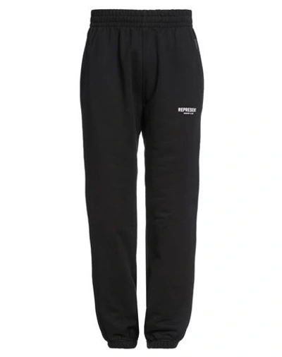 REPRESENT REPRESENT MAN PANTS BLACK SIZE L COTTON