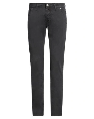 Jacob Cohёn Man Pants Black Size 31 Cotton, Elastane In Black