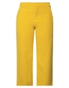 Liu •jo Woman Pants Yellow Size 6 Polyester, Elastane