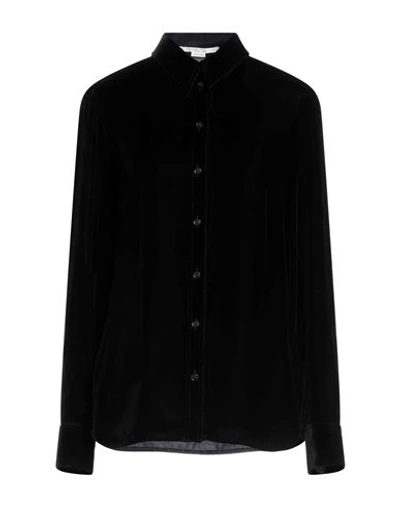 Stella Mccartney Woman Shirt Black Size 6-8 Viscose, Cupro