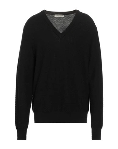 Trussardi Man Sweater Black Size 4xl Wool