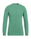 Daniele Alessandrini Homme Man Sweater Green Size 40 Viscose, Polyamide, Wool, Cashmere In Green