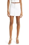 ALICE AND OLIVIA PAXTON ZIP FRONT SKIRT