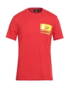 Plein Sport Man T-shirt Red Size Xxl Cotton