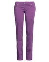 Jacob Cohёn Woman Pants Dark Purple Size 29 Cotton, Elastane