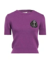 Ermanno Firenze Woman Sweater Purple Size 0 Polyester