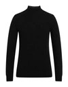 Fedeli Man Sweater Black Size 46 Virgin Wool, Cashmere, Polyamide