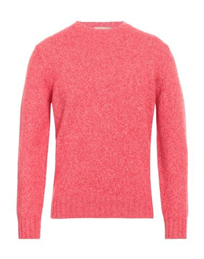 Filippo De Laurentiis Man Sweater Red Size 40 Merino Wool, Cashmere