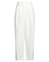 Daniele Fiesoli Woman Pants White Size 2 Cotton, Nylon, Elastane