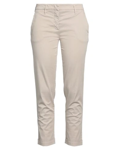 Aspesi Woman Pants Beige Size 10 Cotton, Elastane In Beige