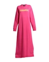 Dsquared2 Sweat Maxi Dress With Contrast Logo In Pink