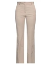 Joseph Woman Pants Khaki Size 10 Viscose, Cotton, Elastane In Beige