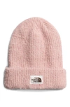 The North Face Salty Bae Knit Beanie In Pink Moss