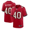 NIKE NIKE MIKE ALSTOTT RED TAMPA BAY BUCCANEERS RETIRED PLAYER GAME JERSEY
