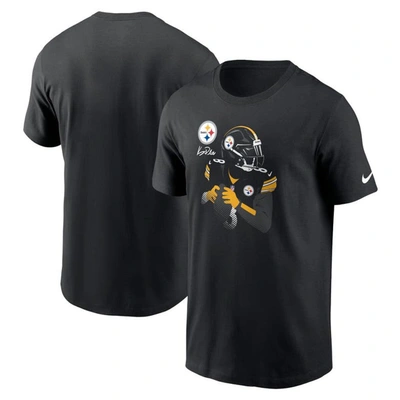Nike Kenny Pickett Black Pittsburgh Steelers Player Graphic T-shirt