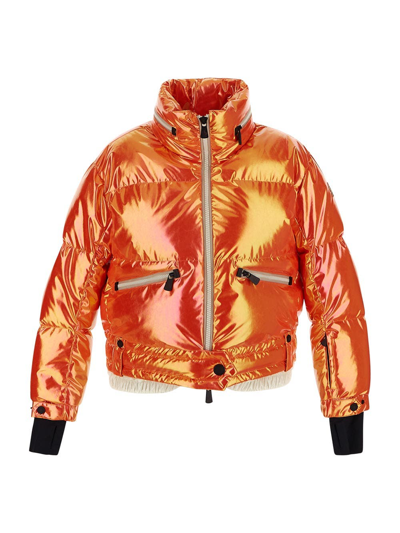 Moncler Biche Down Jacket In Orange