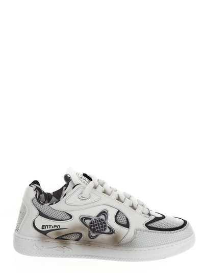 Enterprise Japan Ej Egg Skaters Leather Trainers In White